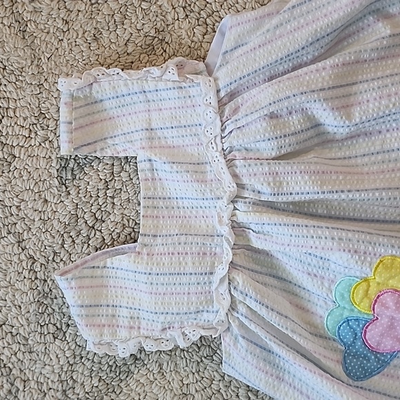 Vintage Baby Girl Seersucker Dress - Picture 2 of 6